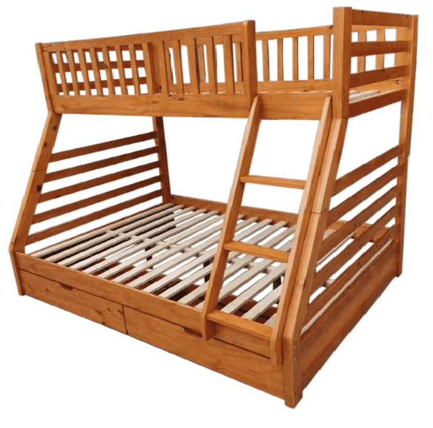 Wooden-Bunk-Single-Double-Pine-1